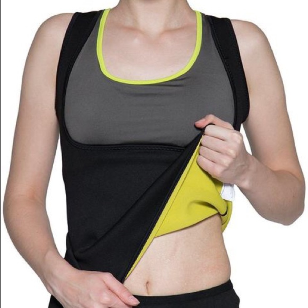 🆕 Waist Shaperz Yellow Neoprene Sauna Vest